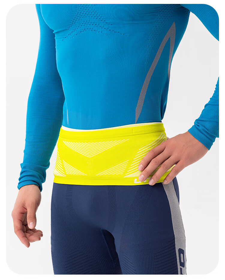 UTO Sports Running Waist Bag Belt for Men and Women Marathon Phone Pouch Fitness Electric Blue L 9