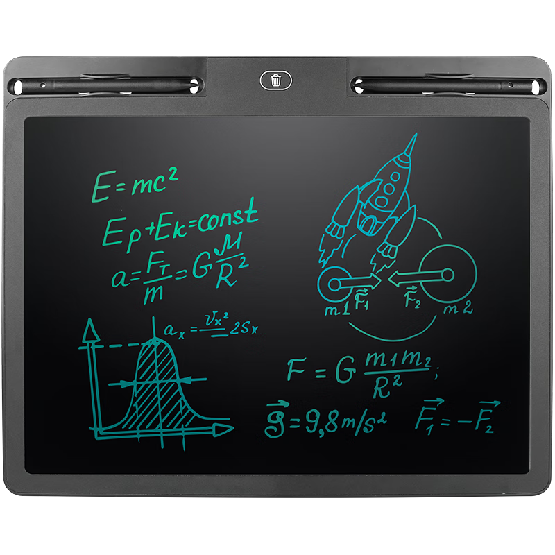 Newsmy 16-Inch Children's LCD Drawing Board, Writing Pad, Electronic Blackboard, Office Writing Tablet, Baby Drawing And Doodling Draft Paper, Boys And Girls' Children's Day Birthday Gift, Black