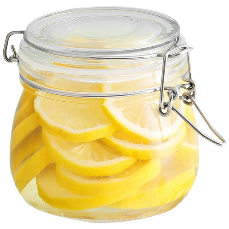Baijie Glass Sealed Jars, 500ml, Set of 3, Canned Bird's Nest, Jam, Honey, Pickles, Liquor Infusion, And Storage Bottles
