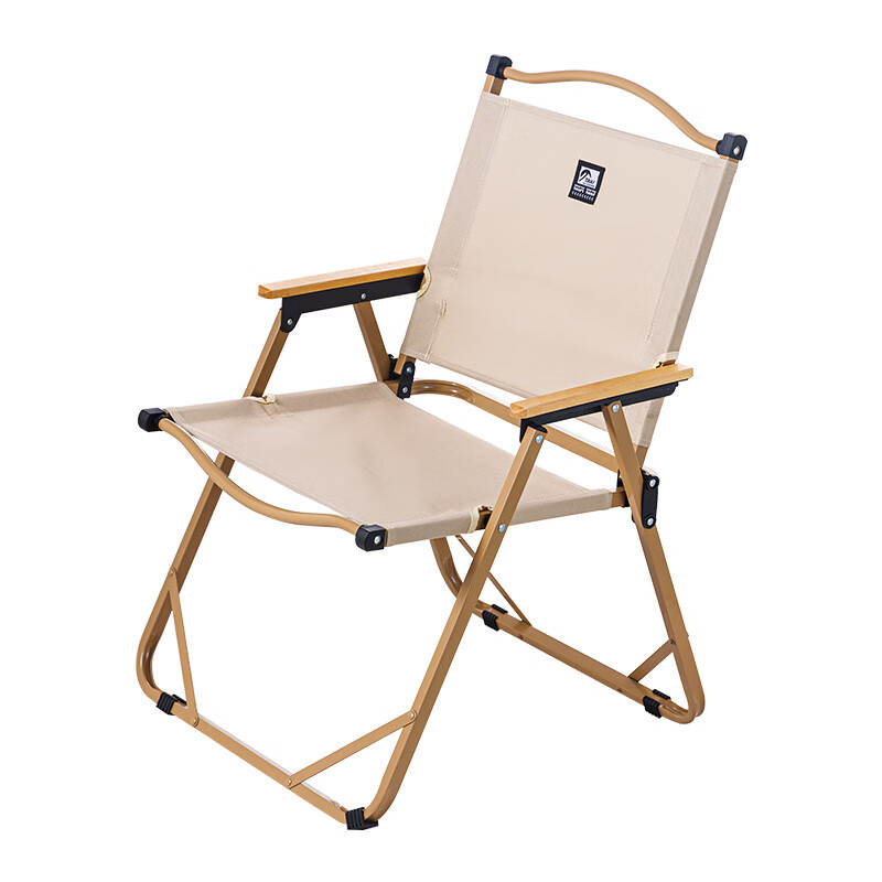 Складной стул Taili Outdoor, портативный стул для кемпинга, рыбалки, пляжа, большой размер, цвет хаки