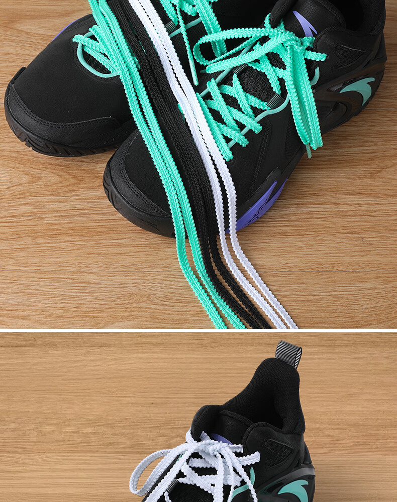 FOOTOPPO Cotton-Polyester Laces, Converse 1970s White Flat Shoe Cord, Nike Air Force Sneakers Basketball Shoes Lace for Me 15
