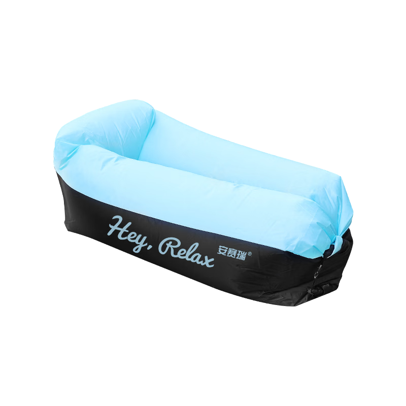 Ansairui Inflatable Sofa, Outdoor Camping Portable Air Bed with Pillow, Music Festival Single Air Mattress, 8K00315