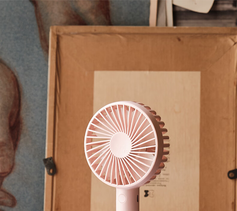 SOLOVE Premium N9pro Handheld Fan, USB Rechargeable Mini Fan with Base, Portable Small Electric Fan for Summer Outdoor Use, High-Power Student Office Fan, Long Battery Life, Quiet Operation, Green Color 20