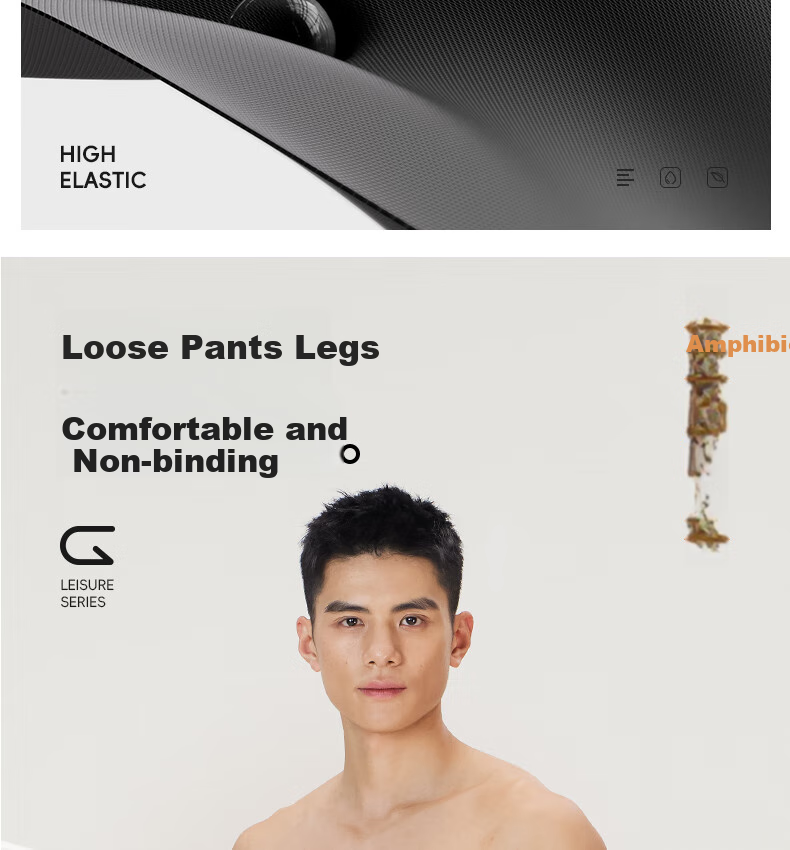 Li-Ning Beach Shorts, Men's Quick-Dry Swim Trunks, Suitable for Water Activities, Loose-Fitting, Minimalist Design, Hot Spring Swimwear, 0301 Black, Size L 10