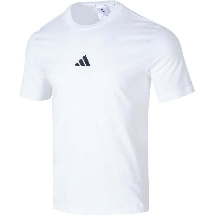 Adidas Men's Summer Cotton Breathable Comfortable Round Neck Running Fitness T-Shirt Short Sleeve JY8561