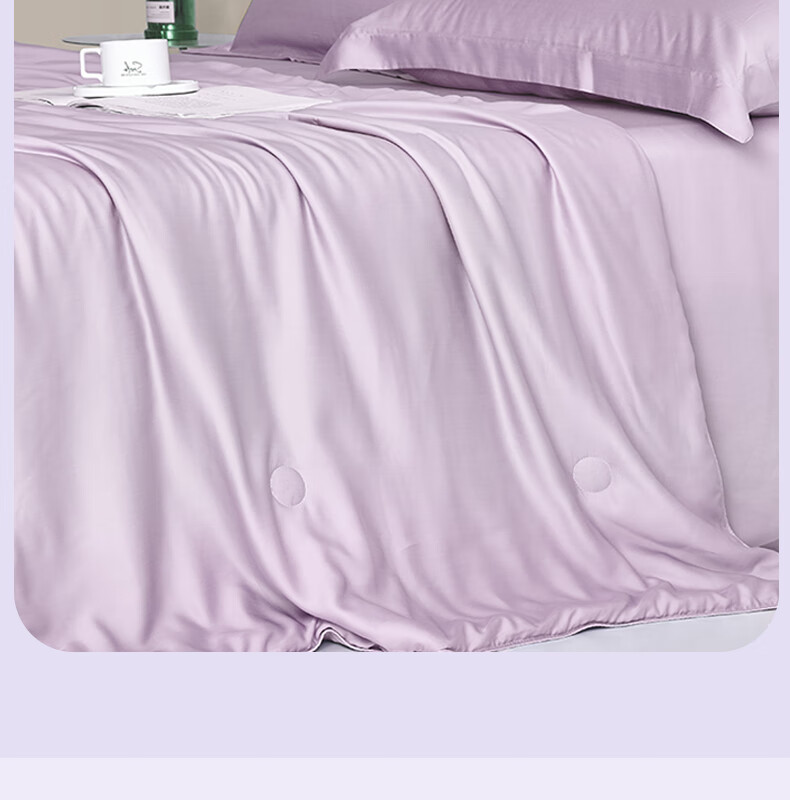 BEYOND Home Textiles Summer Cooling Quilt 100s Lenzing Tencel Cooling Comforter, Cooling Value 0.28, Washable Air Conditioning Quilt, 200*230cm 5