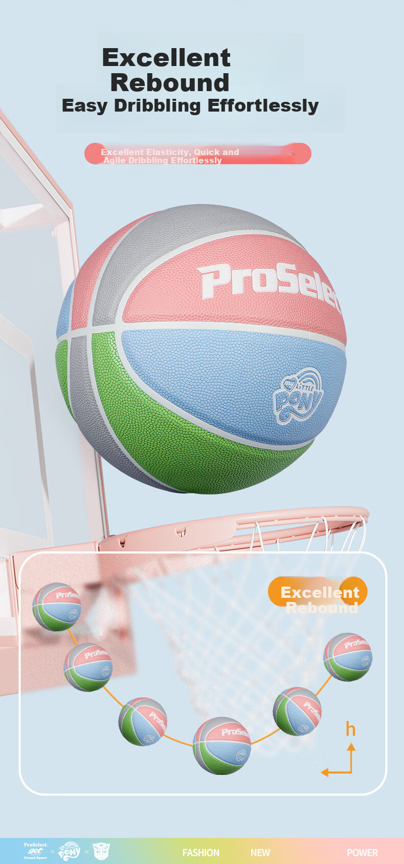 ProSelect Basketball Size 7 Adult Moisture-Absorbing PU Indoor/outdoor Student Youth Training Basketball GLP122 4