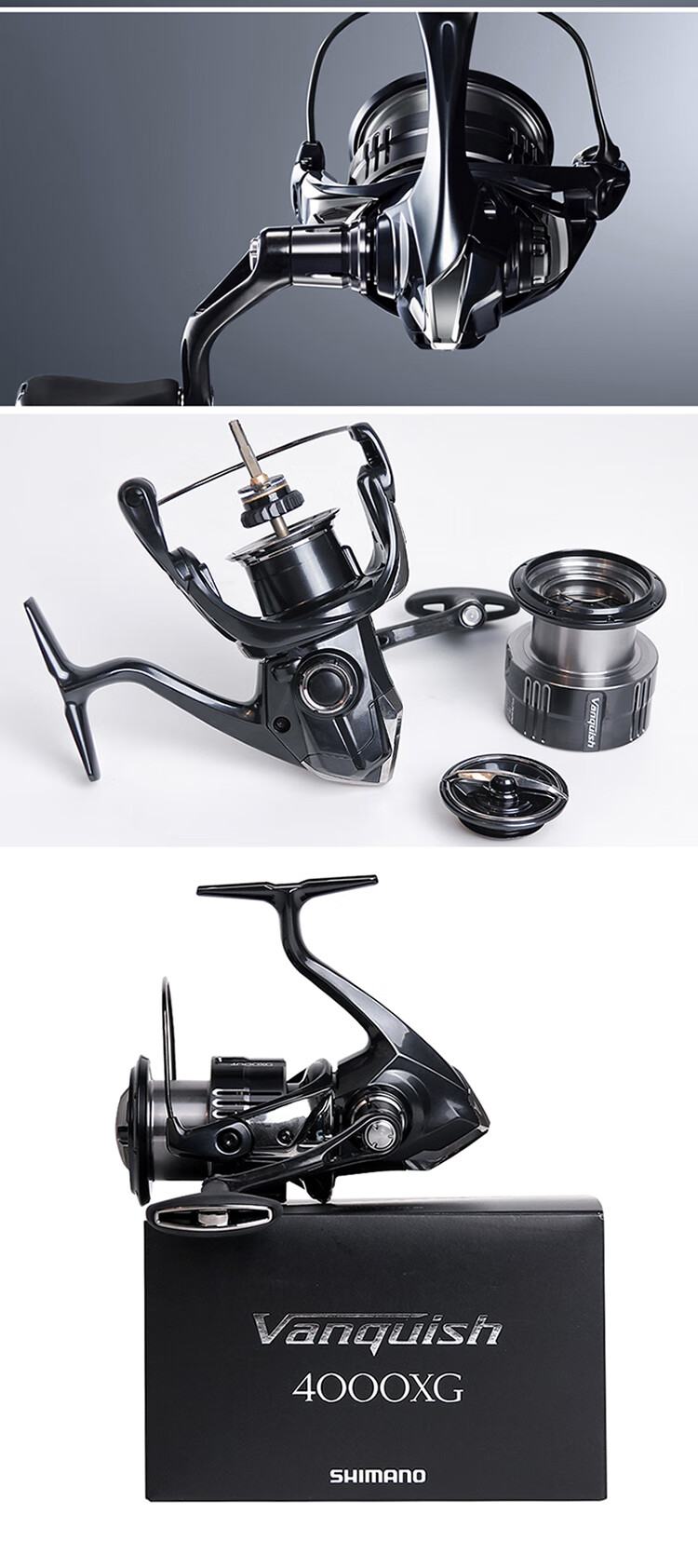SHIMANO 2023 Vanquish 4000XG All-Metal Spinning Fishing Reel Long Cast Lure Reel 8