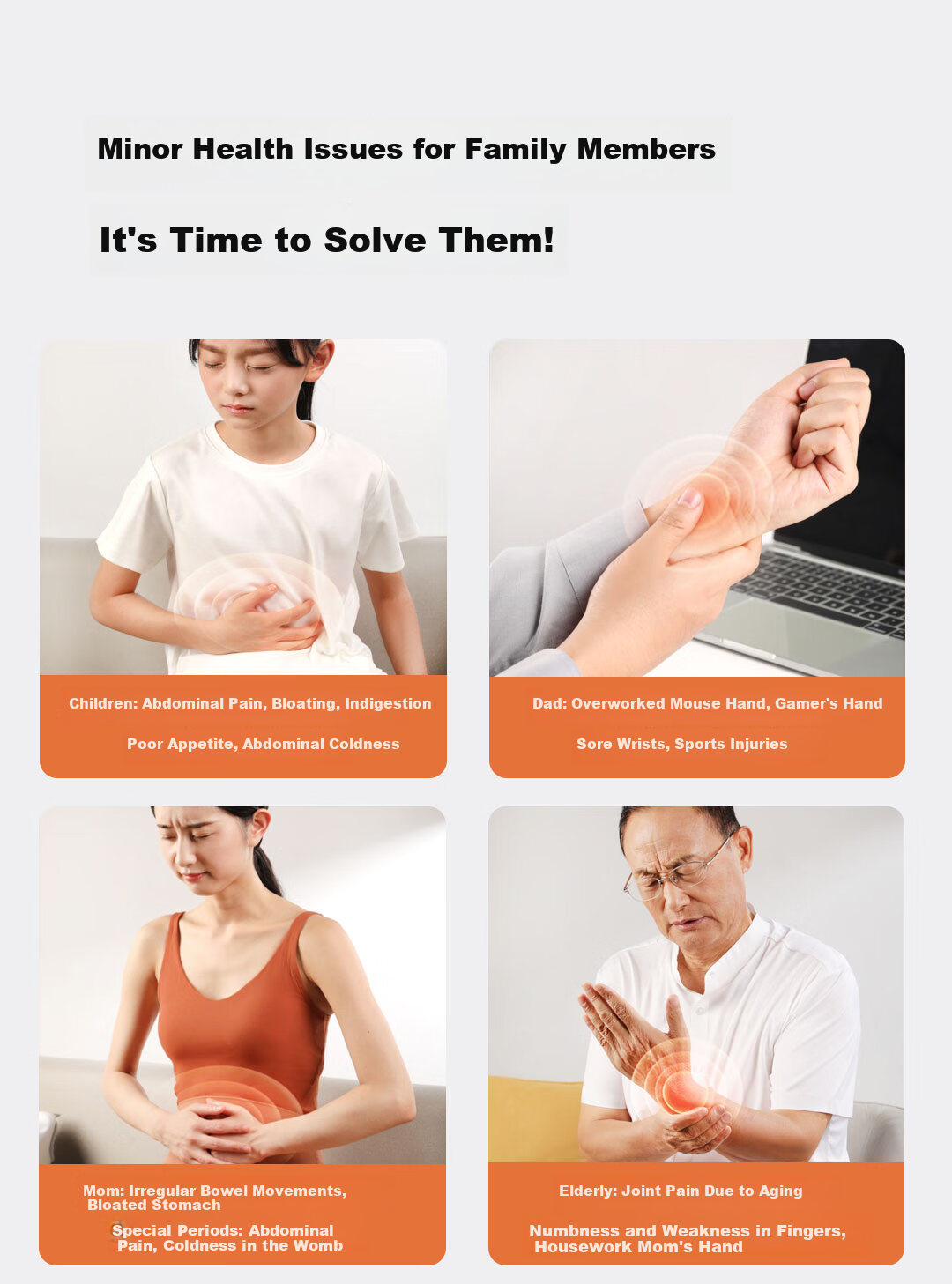 KCOTSON Graphene Multifunctional Hand And Abdomen Massager, Hand Care Massage Device, Electric Heated Warm Birthday Gift, New Year Present for Girlfriend, Valentine's Day Gift for Me 4
