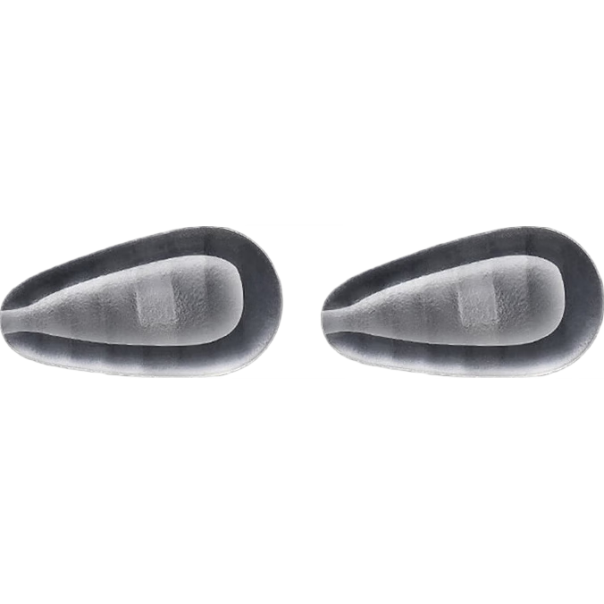 DRATRA Eyeglasses Nose Pads, Air Cushion Silicone Anti-Slip Anti-Fall Metal Titanium Nose Bridge Pad Repair Accessories, Screwdriver Tool Kit