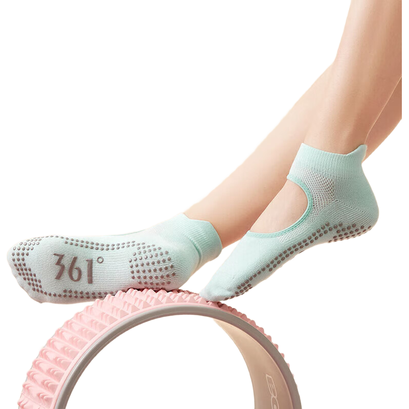361° Yoga Socks, Non-Slip Sports Socks, Fitness Indoor Floor Exercise Socks, Foot And Leg Protectio