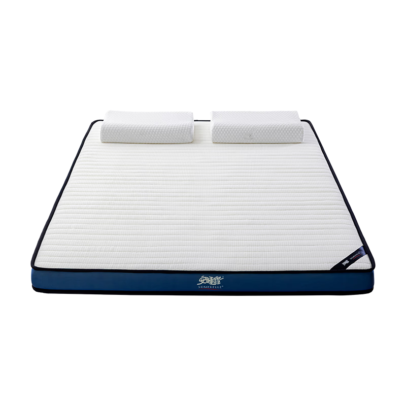 SOMERELLE Latex Mattress Cover Pad 0.9x2m Tatami Soft Mattress Student Dormitory Single Mattress Pad