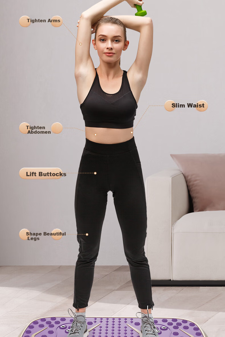 Smart VK Fat Burning Machine, Vibration Machine, Rhythmic Weight Loss Equipment, Lazy Person's Belly Slimming Device, Fat-Burning Vibrator for Home Fitness 6