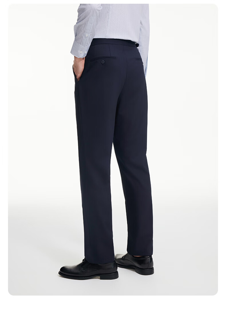 Goldlion Yun Chui Men's Spring Summer Dress Pants Machine Washable Slim Fit Business Trousers Light Coffee 32 12