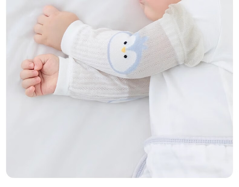 Nido Bear Baby Mosquito Repellent Arm Sleeves Infant Air-Conditioned Room Protective Sleeves Toddler Hand Sleeves Sun Protection Sleeves for Young Babies 12