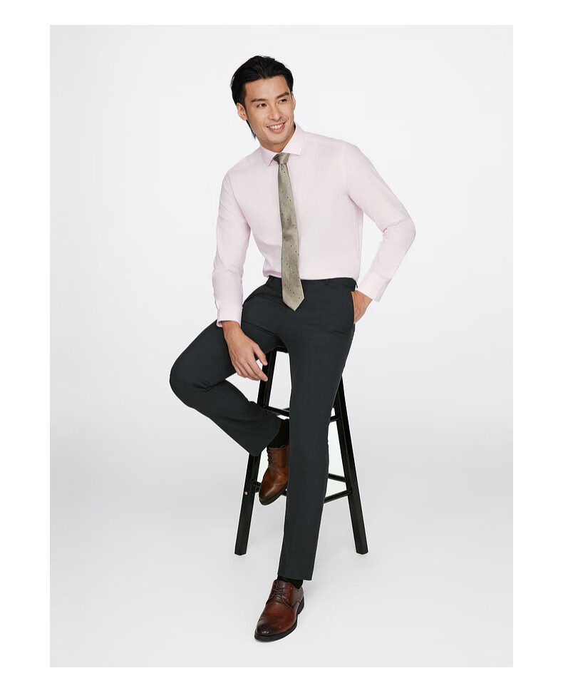 G2000 [Quality Comfort/mall Same Style] Men's Spring And Summer Business Commute Slim Fit Formal Dress Pants, Gray, Size 34 9