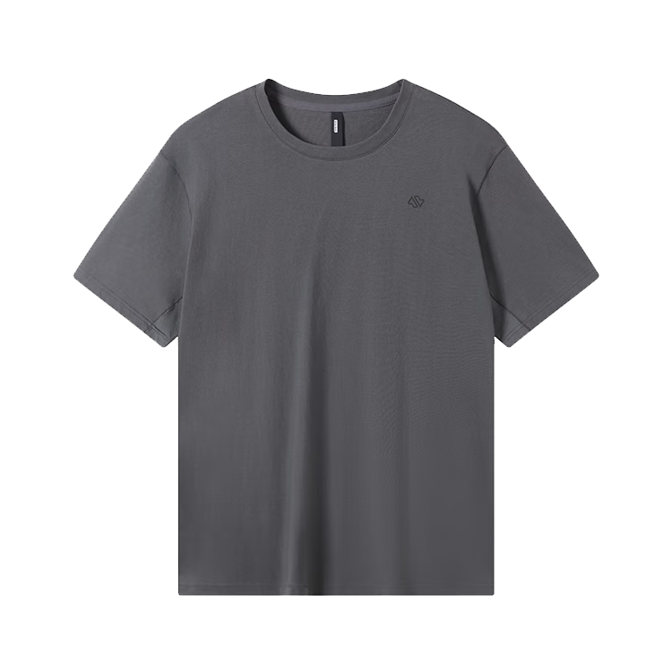 JD Jingzao Summer Men's Sports Short Sleeve Running Fitness Outdoor Sweat-Resistant Quick-Dry Wool T-Shirt Dark Gray S