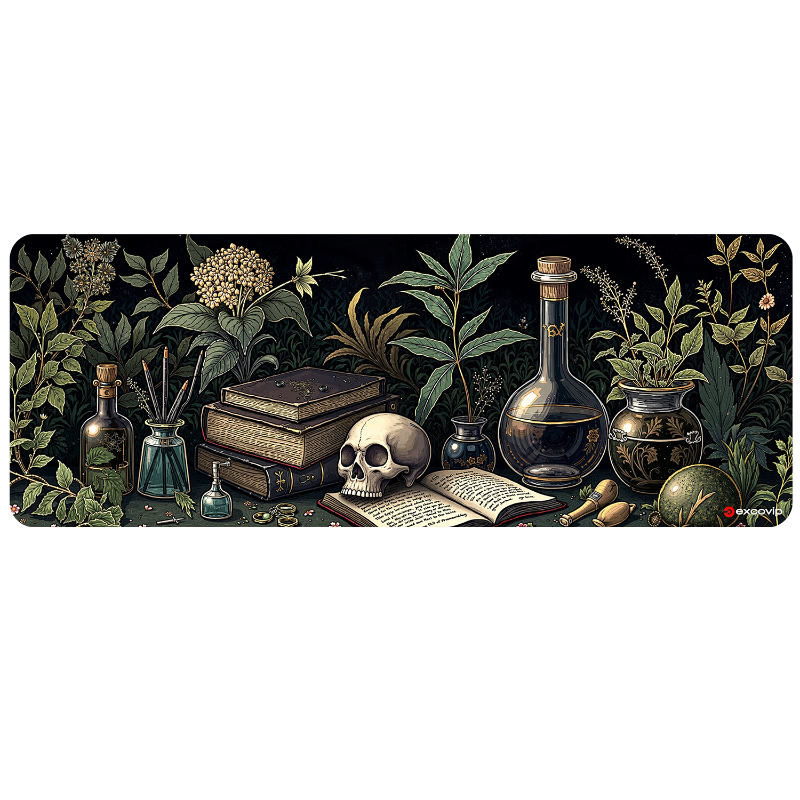 EXCO Alchemist's Secret Mouse Pad Large Size, E-Sports Cute Cartoon Desk Mat, Computer Laptop Office Keyboard Edge Gaming Extra Large Thick 0474