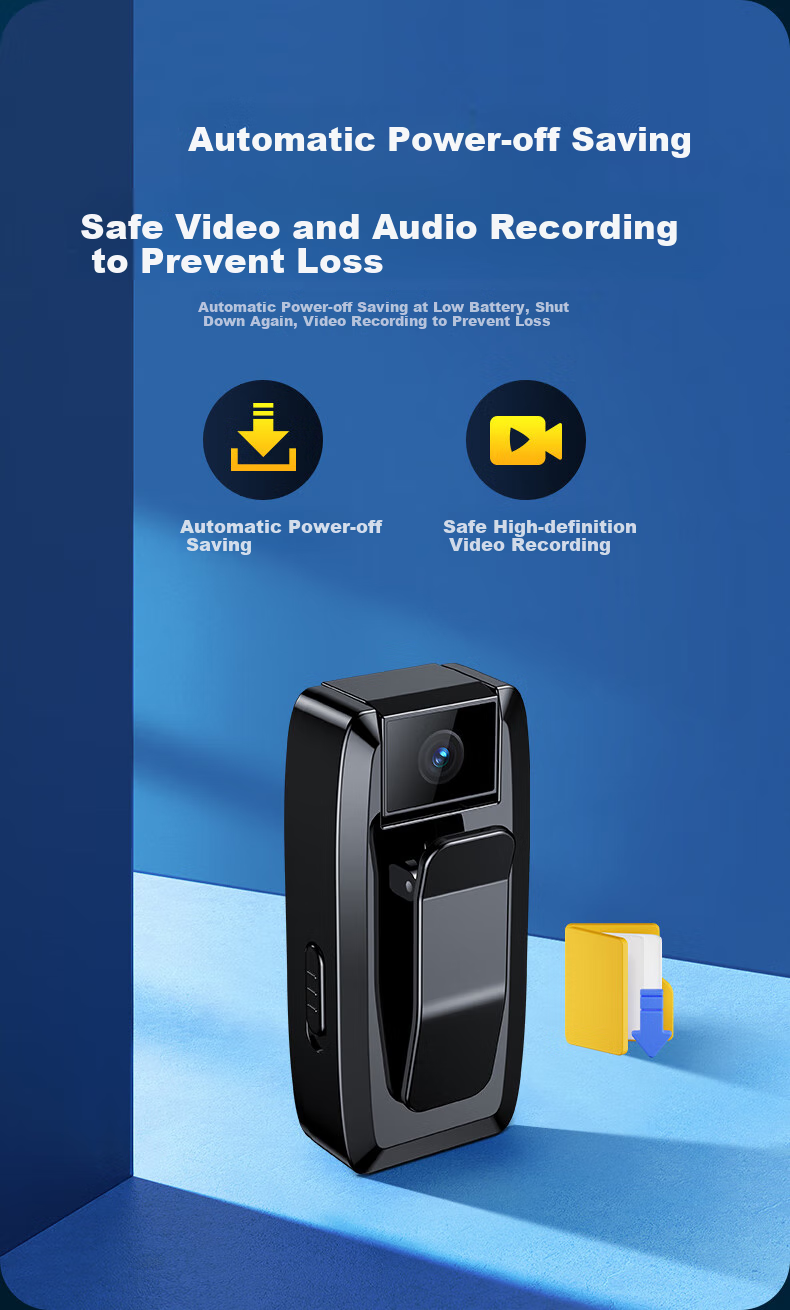Yescool A8 Camera, 32GB Action Camera, 1080P Professional HD, One-Touch Recording And Photography, Audio And Video Recording Device, Long Standby Time, Large Capacity, for Meetings, Training, Negotiations, Evidence Collectio 16