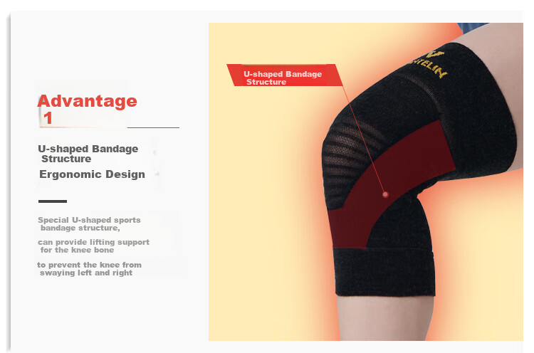 KOWA Japanese Imported Knee Pads, Joint Warmth, Sports Fitness Knee Protectors, Warm Knee Pads, Black, 2-Pack, Size L 9