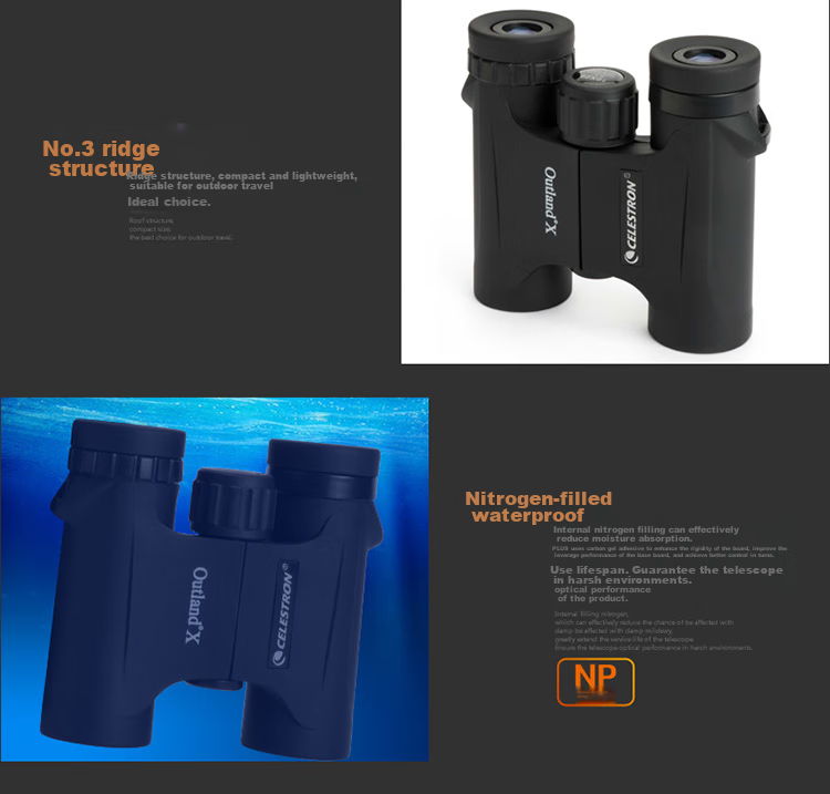 Xingtelang X10x25 High-Definition High-Magnification Binoculars for Concert Viewing And Professional Use 10