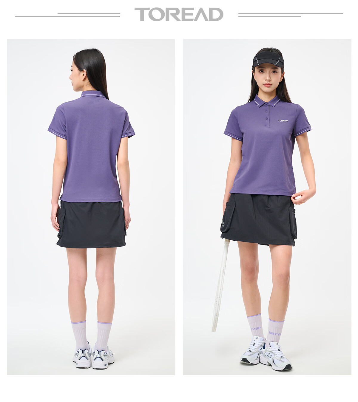 TOREAD Women's Short-Sleeve T-Shirt, Spring And Summer Business Polo Shirt, Outdoor Functional Sweat-Wicking Quick-Dry Breathable Tee, TAJJCN82837 22