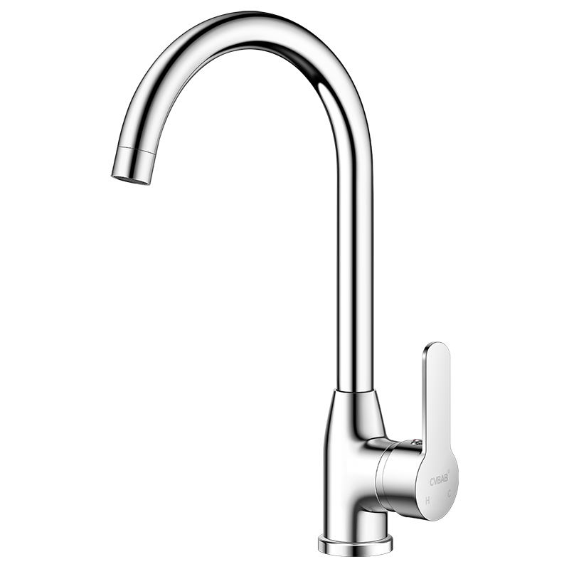 CVBAB Kitchen Faucet, Dual Temperature Full Copper Body Hot And Cold Kitchen Sink Tap, Dishwashing Vegetable Washing Basin Faucet CV2505