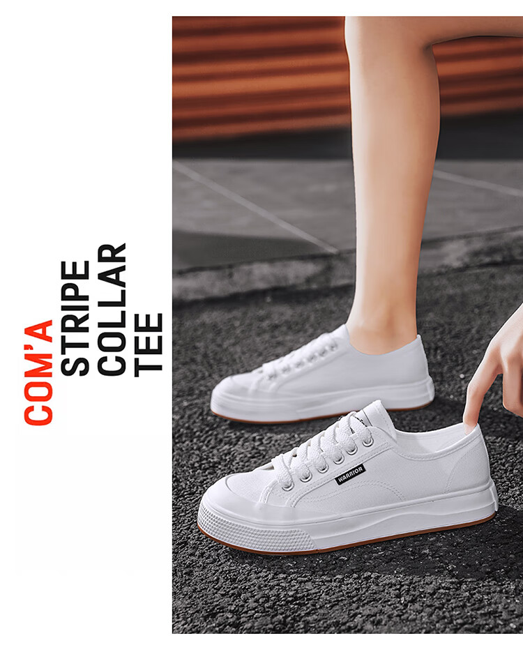 Warrior Official Women's Shoes, 2025 Summer Simple Canvas Shoes, Versatile Sneakers for Female Students, Sports Casual Shoes, Olive Green, Size 40 13