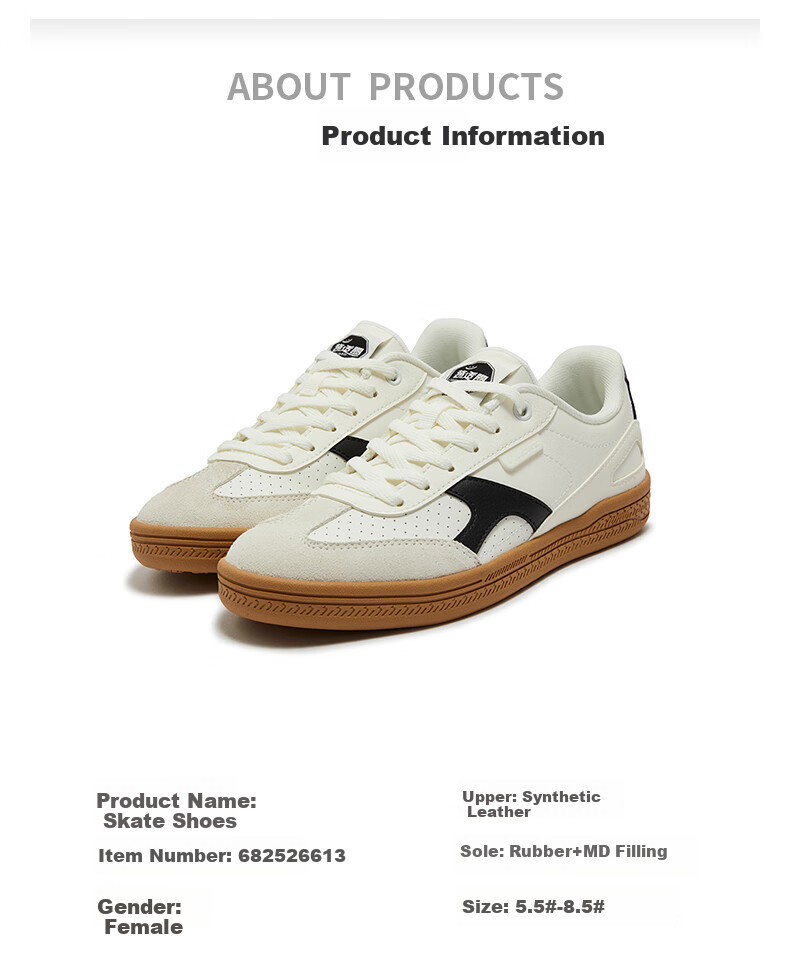 361° Women's Sneakers, Spring And Summer Casual Thin-Soled Training Shoes, T-Toe Shoes, Low-Top Breathable Sports Shoes, 682526613-1 16