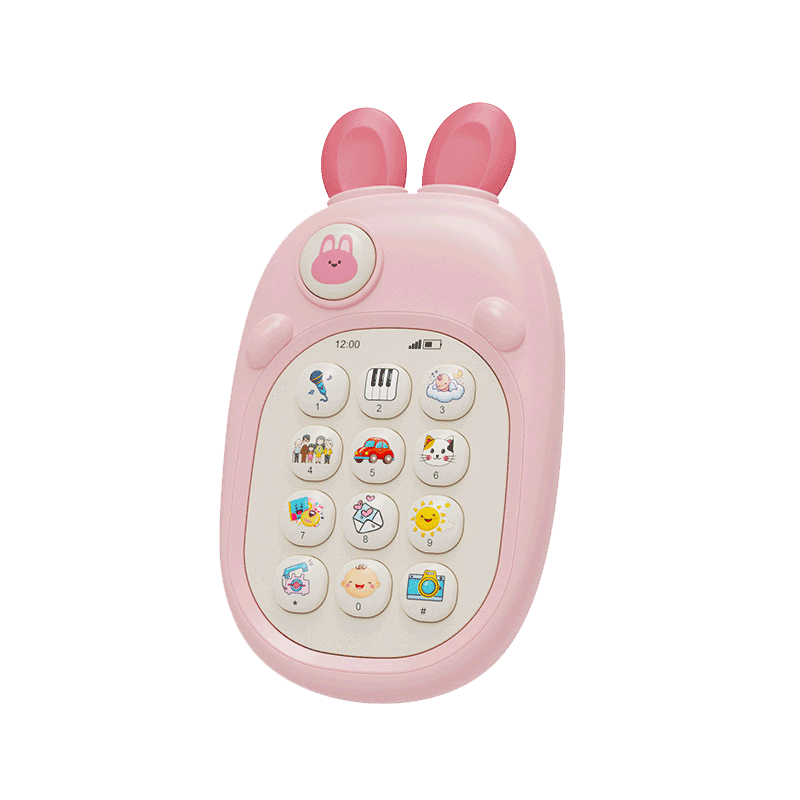COOKSS Children's Educational Toy Phone, Teething Toy for Infants And Toddlers Aged 1-3, Realistic Telephone, Birthday Gift for Boys And Girls