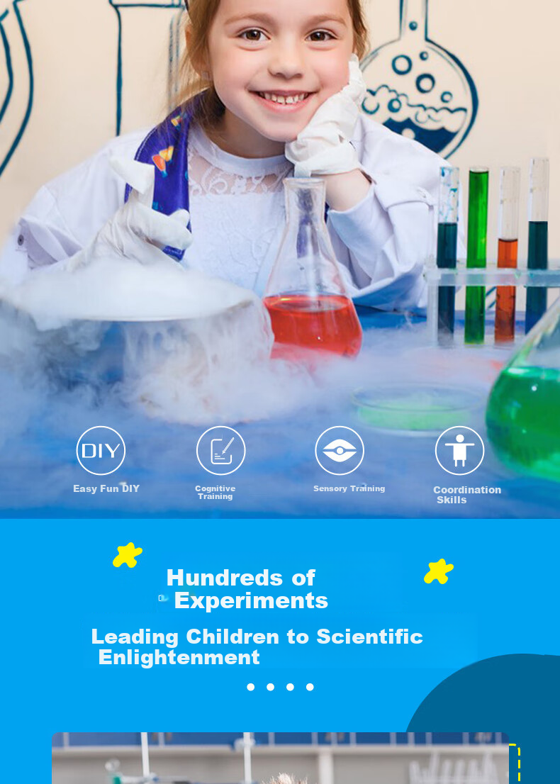 Jiabolan Children's Science Experiment Kit, 288 Scientific Experiments, Educational Toys for Kids Aged 4-15, Birthday Gift 7