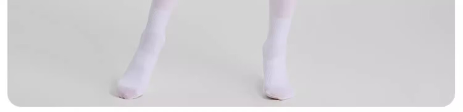 Dingguagua Children's Dance Tights for Girls, Professional Stockings for Practice, White Leggings, Spring And Summer Thin Style 12