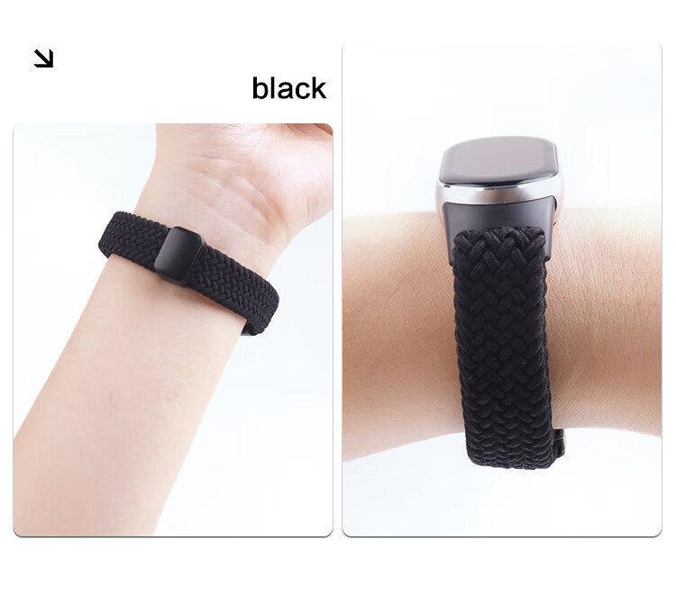 MSSM Magnetic Silicone Loop Strap for Xiaomi Mi Band 10/9/8/NFC Smart Sports Wristband for Xiaomi Watch 10/9 Unisex Summer Strap [Starlight with Orange] 5