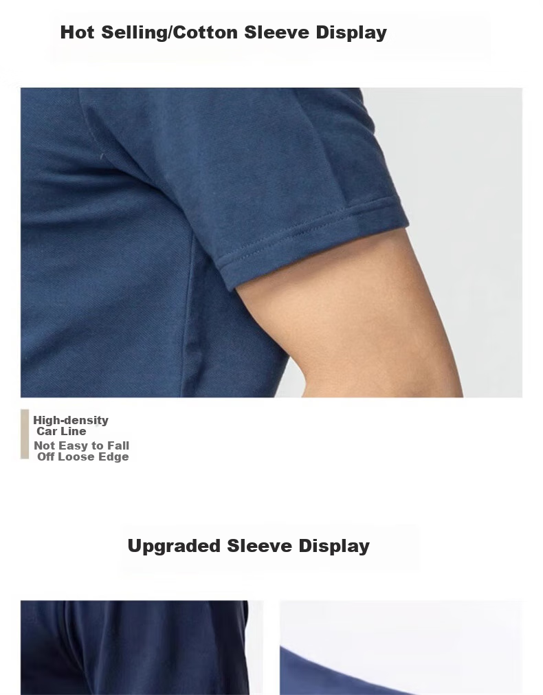 DECATHLON Polo Shirt Short Sleeve T-Shirt, Pure Cotton Breathable Solid Color Sports Shirt, 4216591 6