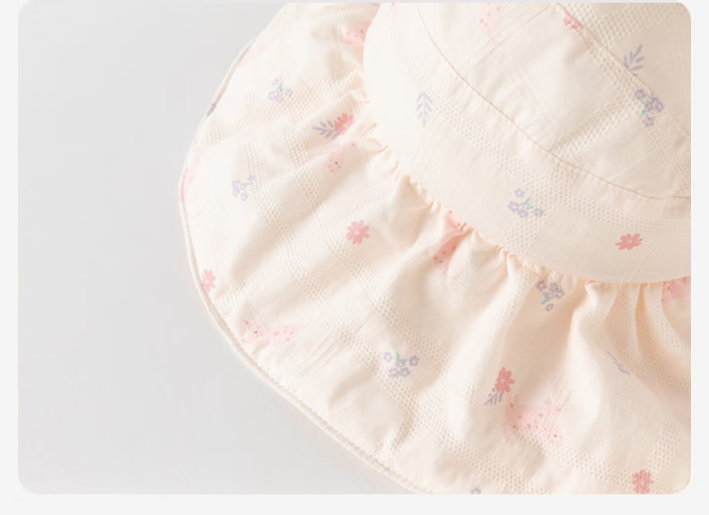 David Bella Kids Sun Hat Girls Outdoor Breathable Summer Baby Wide Brim Open Top Thin Hat 3
