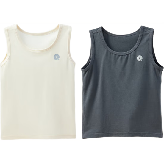 Q21 Tencel Moisture-Wicking Children's Undershirt Vest, Antibacterial, Summer Thin Style, Class A Sleeveless, for Boys And Girls, Inner And Outer Wear, Breathable