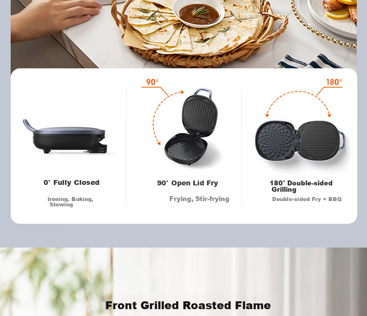 Joyoung Home Use 36mm Deep Electric Griddle Breakfast Maker, Double-Sided Heating Pancake Pan JK30-GK128 21