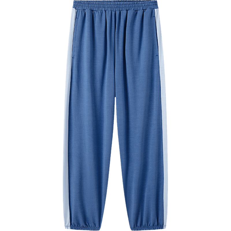 THREEGUN Children's Cooling Modal Antibacterial Long Pants T60035B01 Dark Blue 165
