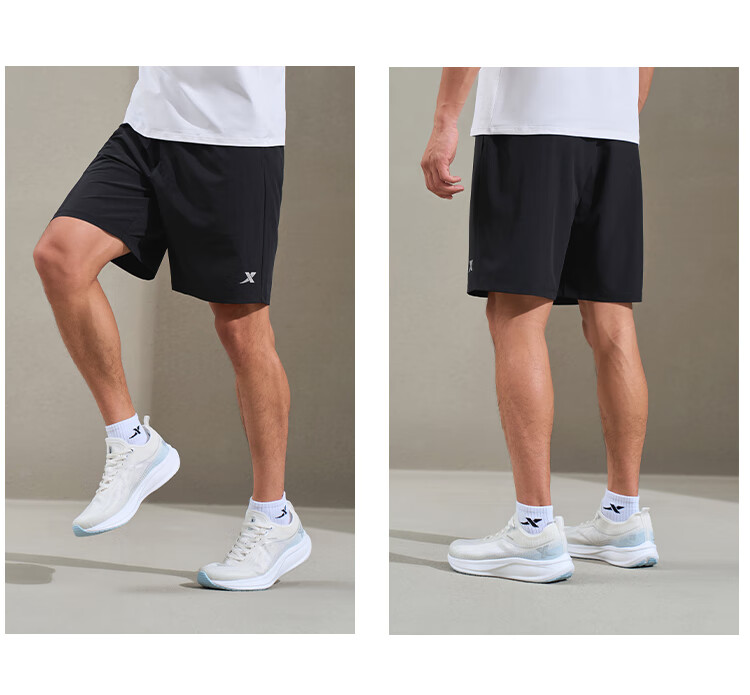 Xtep Woven Sports Shorts Outdoor Fitness Running Summer Student Training 13