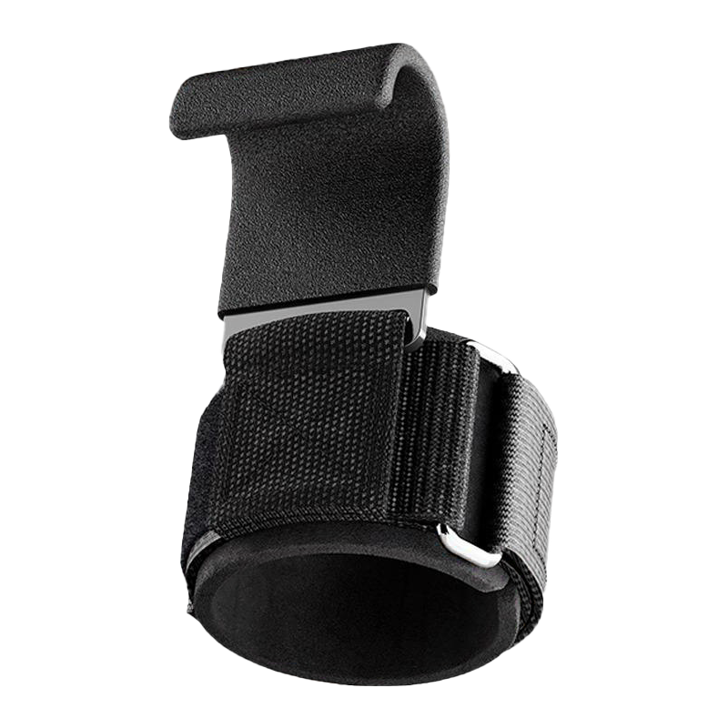 Duweike Pull-Up Assist Hook Fitness Wrist Support Grip Hook Anti-Slip Hand Protector Deadlift Aid Pair
