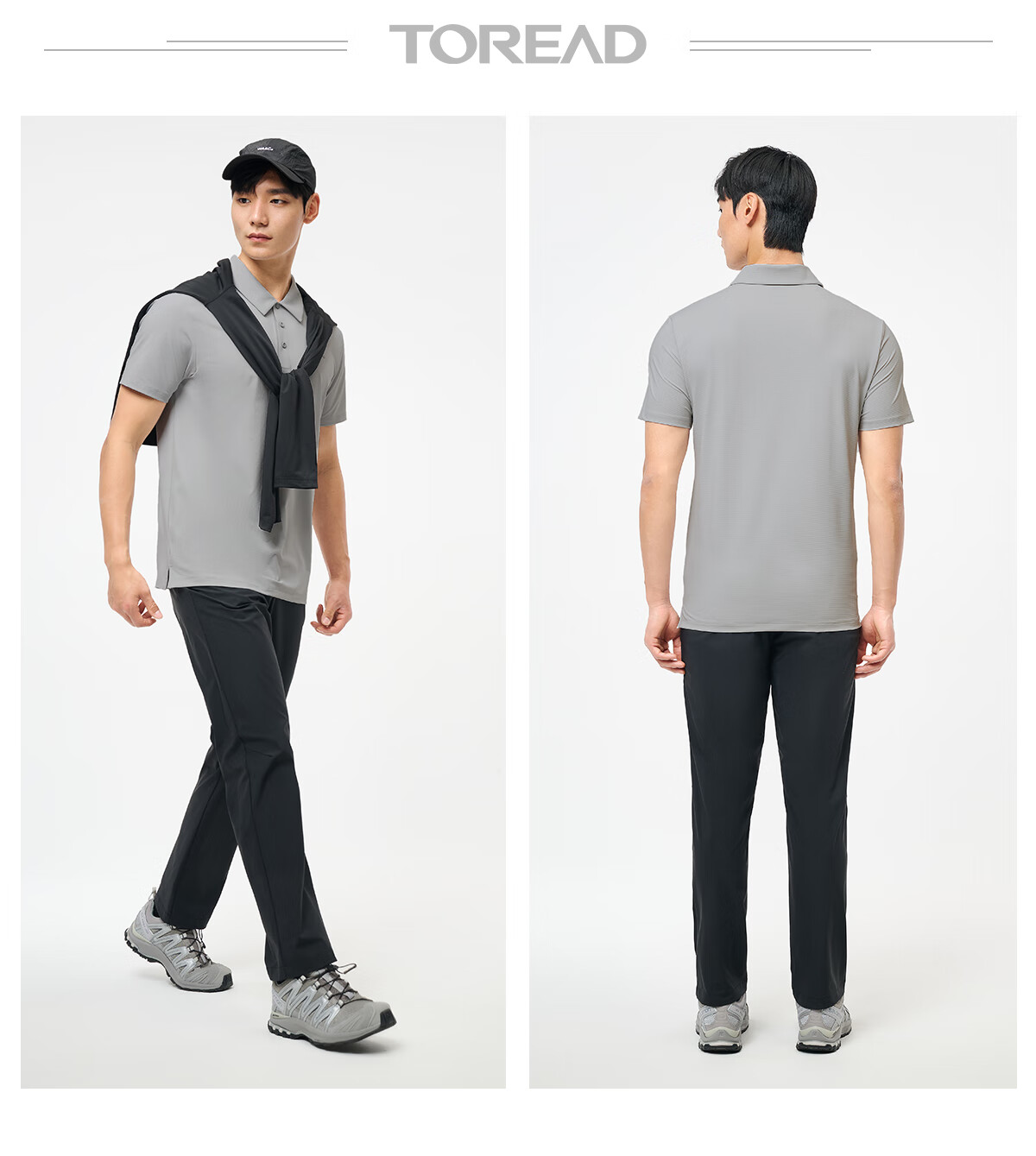 TOREAD Short-Sleeve T-Shirt, Spring And Summer Men's Sports Top, Collared Polo Business Quick-Dry Shirt, TAJJCN81827 10