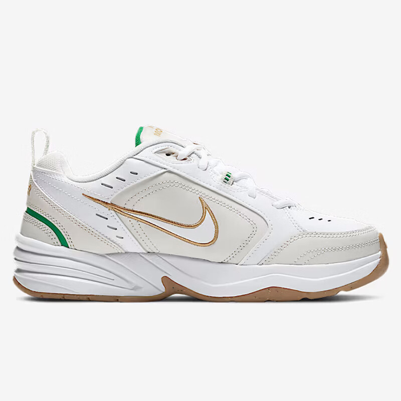 NIKE Men's Training Shoes, Dad Shoes, AIR MONARCH IV Sneakers, 415445-103 White, Size 42