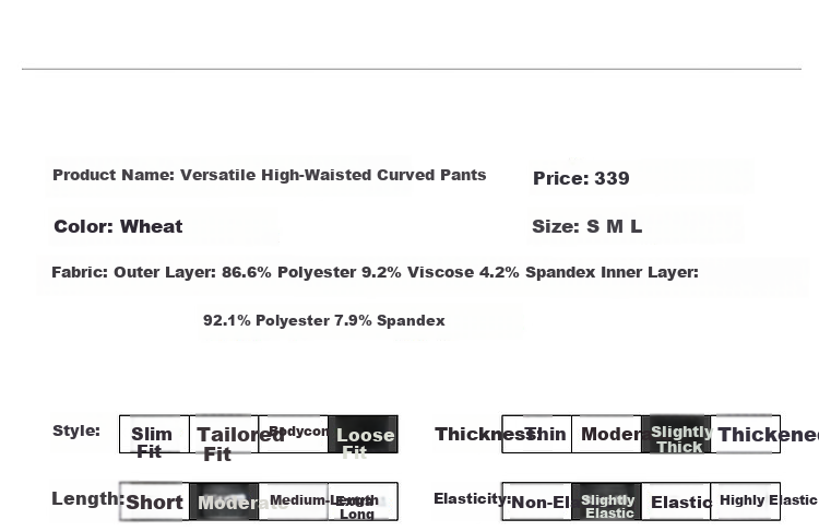 DME "Pear-shaped Casual Wear" Winter Cloud Comfort High Waist Drawstring Elastic Bend Knife Pants Elasticity Cover Meat Casual Pants for Women 6