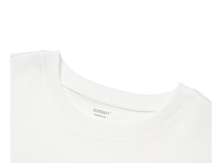 INMAN [Same As in Show] Cotton Cat Print Round Neck Short Sleeve T-Shirt for Women, Summer 2026 Top, Off-White, Size S 15