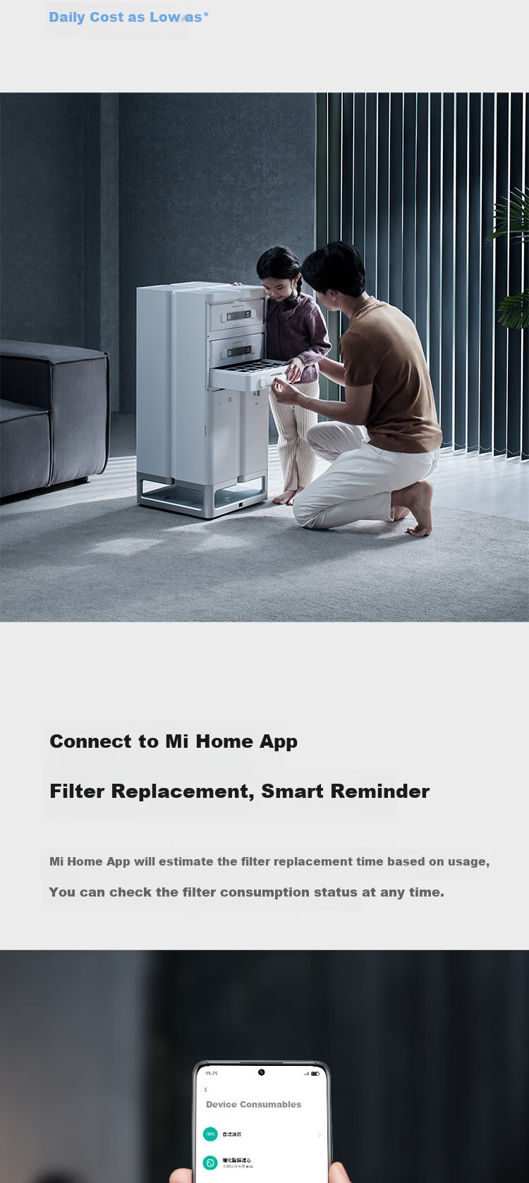 Mijia All-Purpose Air Purifier Ultra Durable Filter Cartridge 2