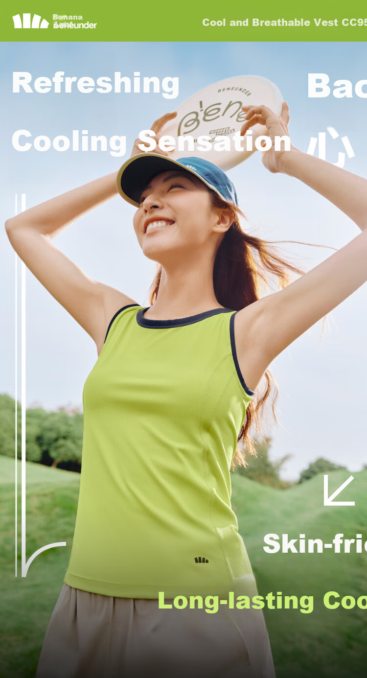 Beneunder Women's Tank Top Slim Fit Quick-Dry Sports Vest Outerwear Base Layer CC957 Dark Black S 1