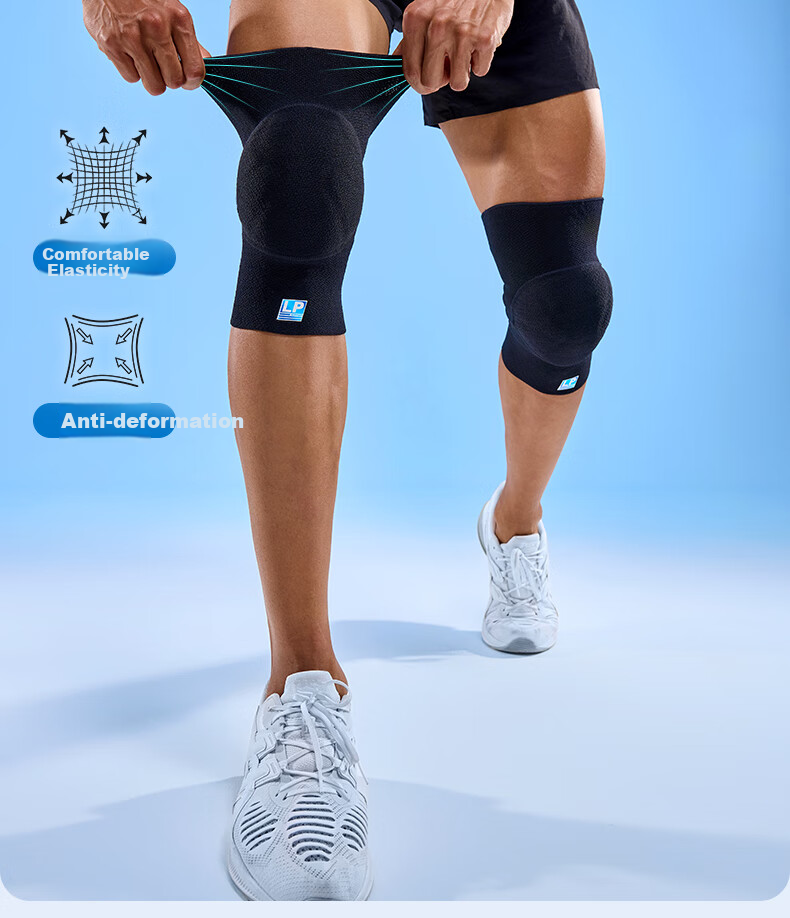 LP 1623CK Professional Volleyball Training Knee Pad, Thickened Pads, Anti-Fall, Impact-Resistant, for Dancing, Kneeling, Crawling, Protective Gear, S/M Size 5