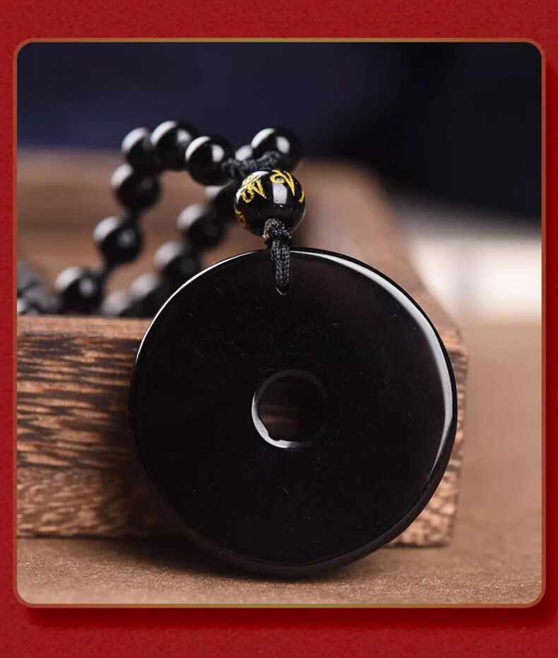 Li Juming Five Elements Water Deficiency Black Obsidian Xuanwu Pendant Northern Water God Snake Turtle Water Element Keychain Pendant Shui Ze Jie Gua 12