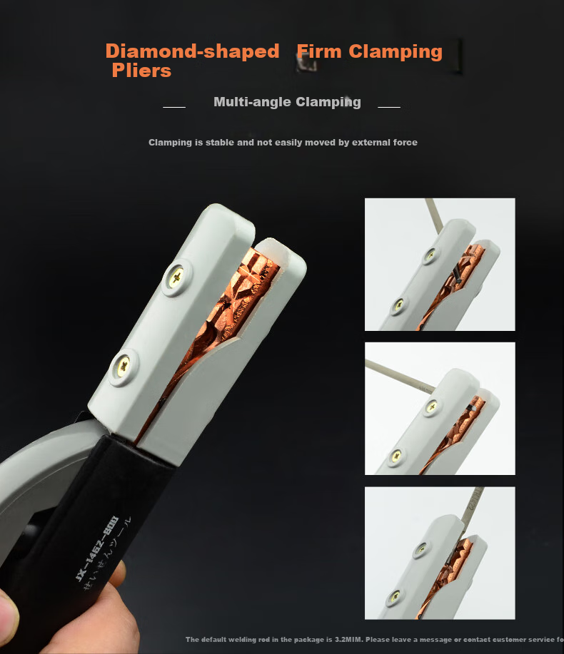 JERXUN 600 Model Welding Clamp, Pure Copper, Non-Heating Welding Handle, Industrial-Grade Welding Clamp, Small Pliers, Welding Accessories 5
