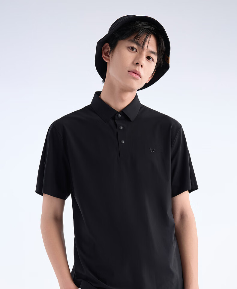 JOEONE Men's Short-Sleeve Polo Shirt, Moisture-Wicking Quick-Dry 7A Antibacterial Polo Shirt, Summer High-Elasticity Short-Sleeve T-Shirt for Me 2